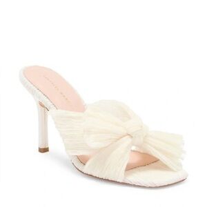 Loeffler Randall Claudia Top Knot bridal sandal heels NEW